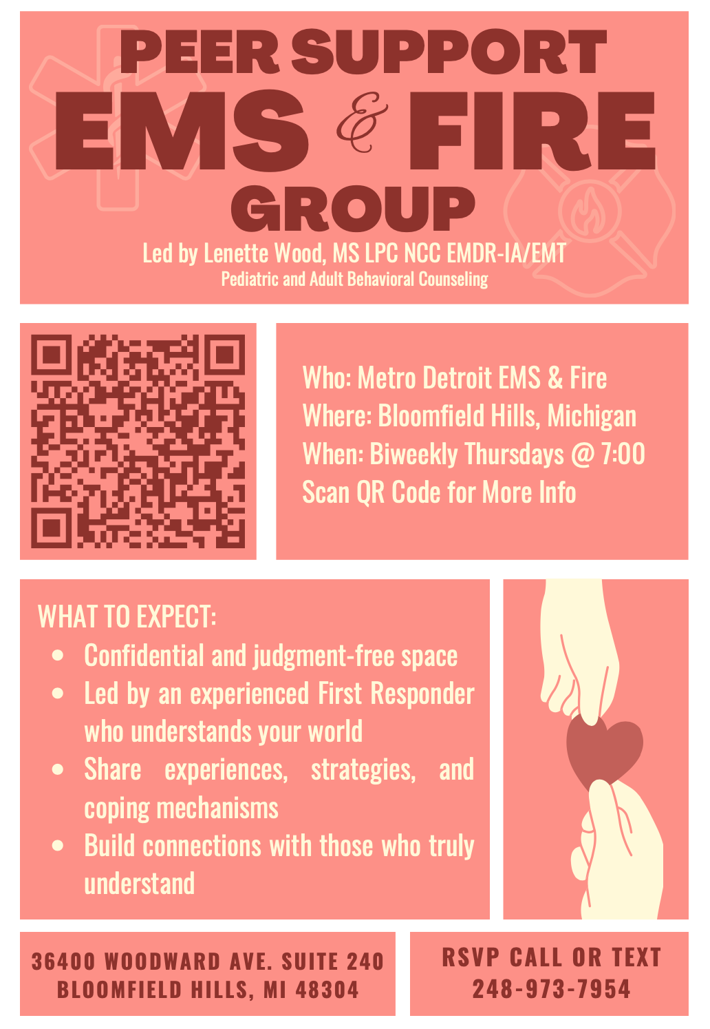 Metro Detroit EMS and Fire Peer Support Group