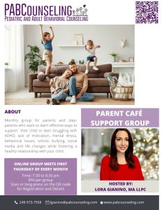 Parent Cafe: Online Parent Support Group at Pediatric and Adult Behavioral Counseling